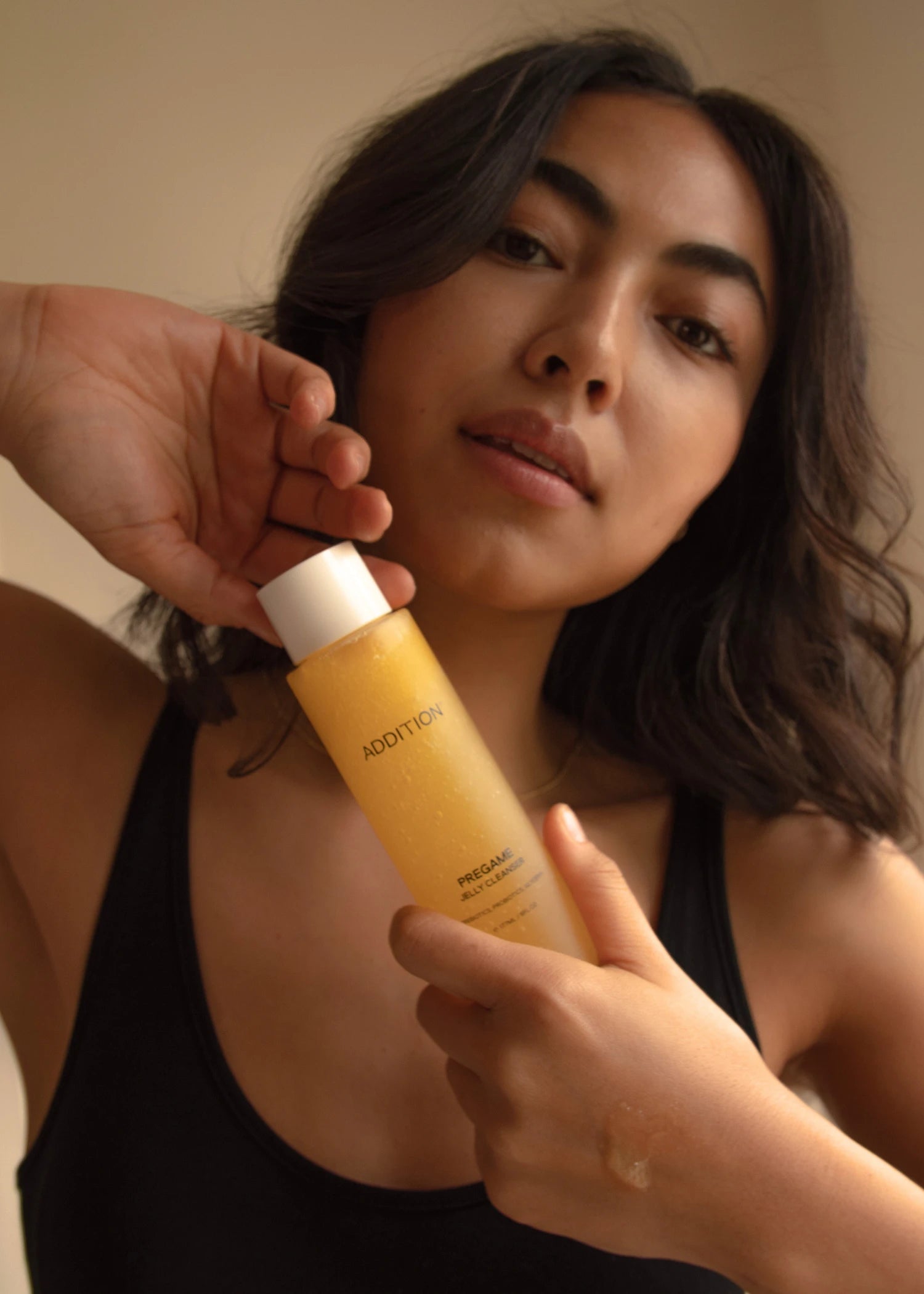 Pregnancy skincare routine, jelly cleanser